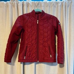 Artiat Tek Youth Medium Unisex Puffer Shell Coat in Burgundy